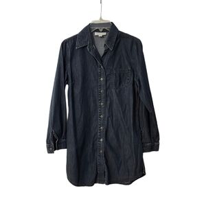 Coldwater Creek  Lightweight Denim Tunic  Women's Size S (6-8)  100% Cotton